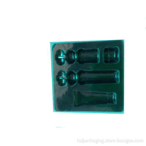 Square Plastic Cosmetic Blister Tray